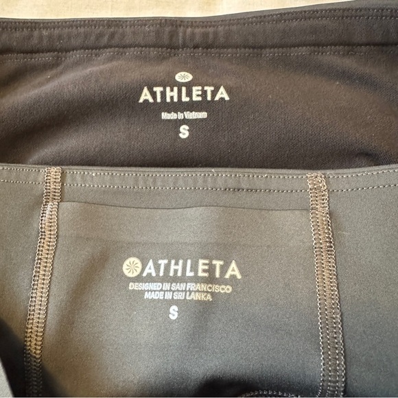 Athleta Small LOT of Two Leggings ~ Sonic Reflective & High Traverse Floral - Picture 16 of 16